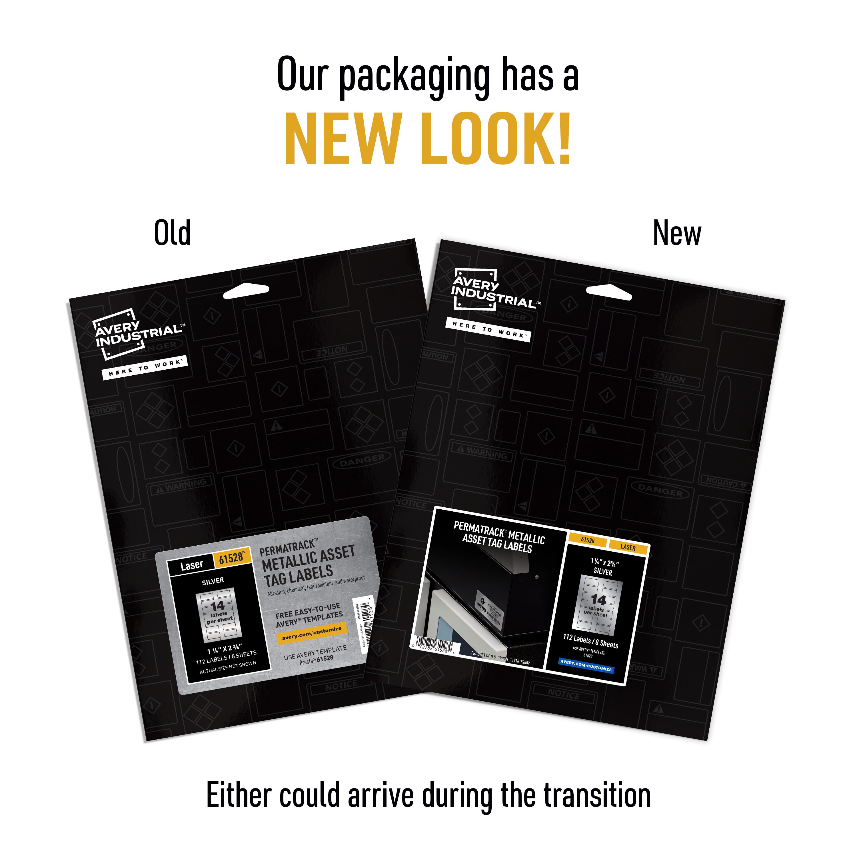 Avery® PermaTrack® Metallic Asset Tag Labels 61528 | Avery | Avery